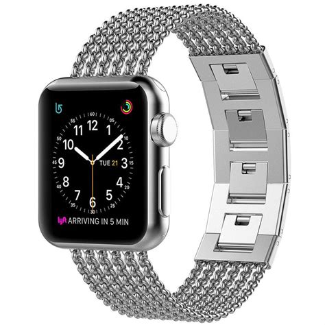 stainless steel apple watch bracelet